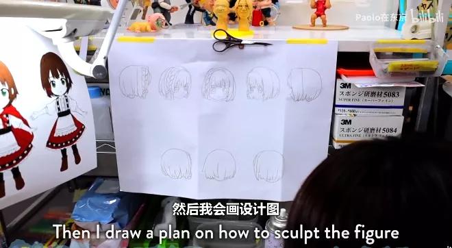 手办工作室制作手办过程,一个手办的诞生过程