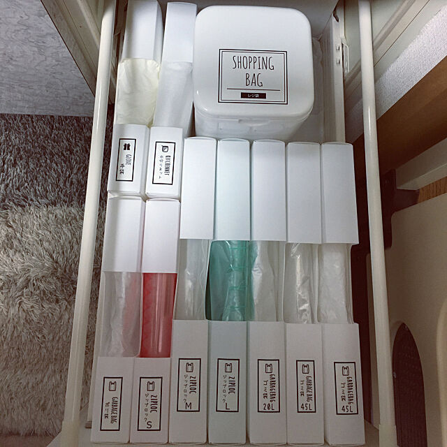 购物袋收纳神盒,塑料袋购物袋怎么收纳