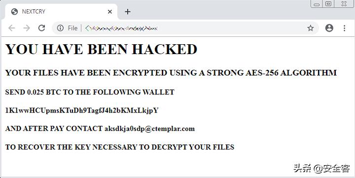 无孔不入：NextCry勒索病毒利用PHP最新漏洞攻击传播