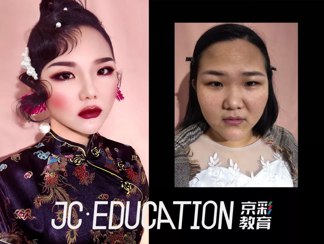 晚宴妆容及服装搭配,晚宴妆容配粉裙子