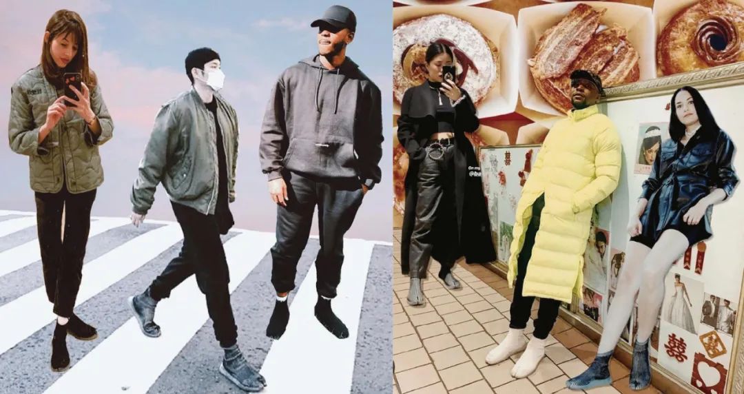 杨幂欧阳娜娜冬天穿搭,杨幂同款矮帮马丁靴