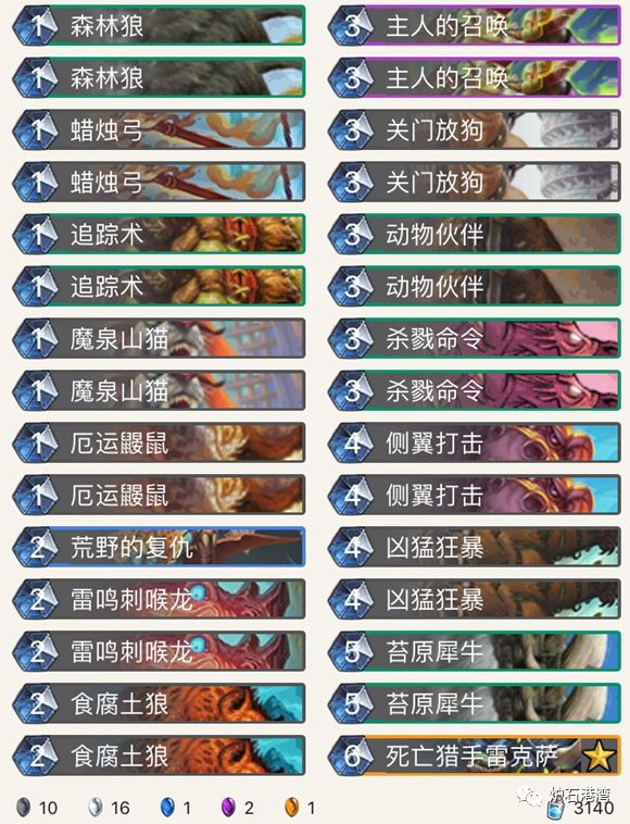 炉石卡组T0卡组,炉石ts1