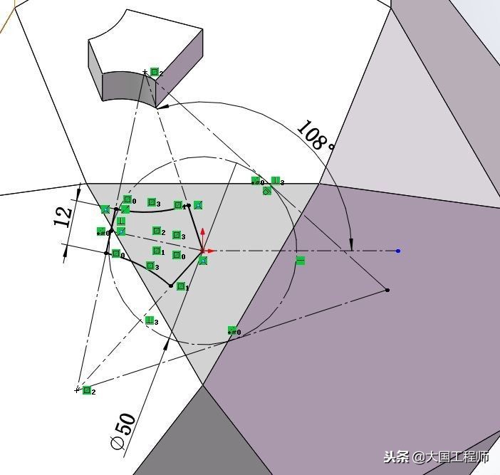 用solidworks画一个简单的图,用solidworks画一个半圆