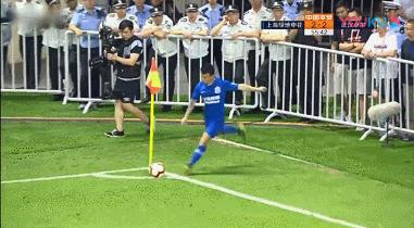 金信煜申花进球比赛视频,鲁能对申花金信煜