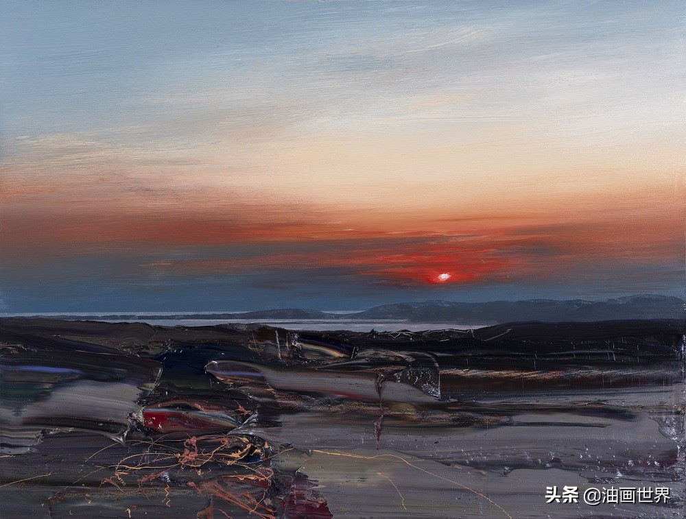 美国画家大峡谷古典风景油画,美国油画家埃里克瓦列斯的风景画