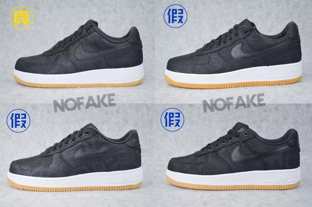offwhitexnikeairforce1真假对比,如何鉴别nikeairforce1low白黑