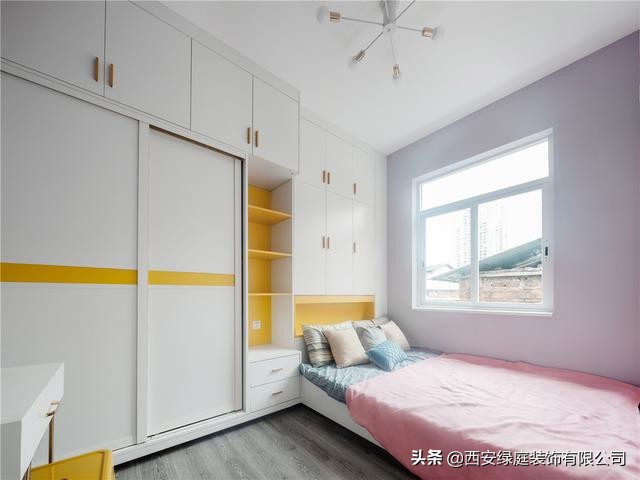 西安二手房装修改造翻新108平方米,西安二手房天花板翻新