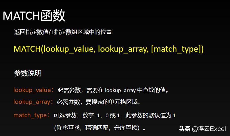 excel函数vlookup和match的区别,excelmatch函数用法