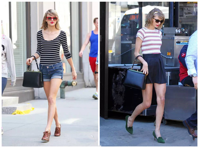 女人穿条纹想摆脱“土气感”?试试这样来搭配,青春减龄美上天