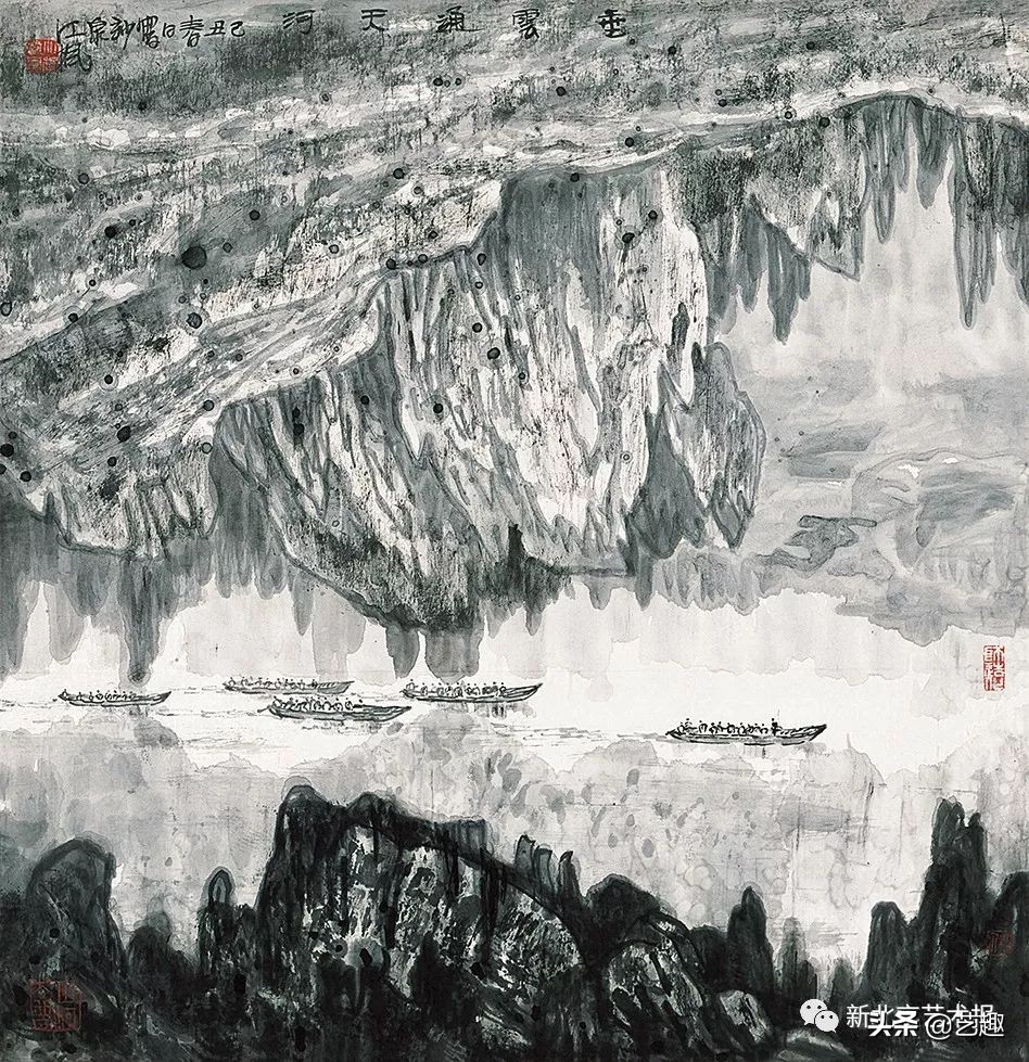 画家江枫作品,黄公望评价