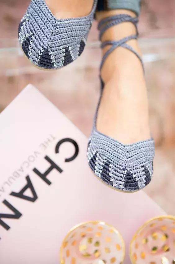 钩织婴儿凉鞋的钩法,100种夏凉鞋的钩织教程