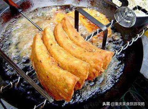 重庆渝北美食三角糕,重庆大坪美食推荐凉糕