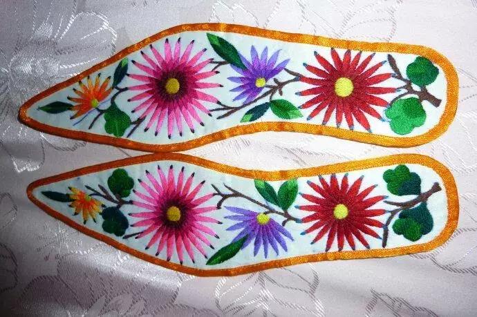 纯手工鞋垫又好学又简单又好看,简单的一针一线纯手工的鞋垫