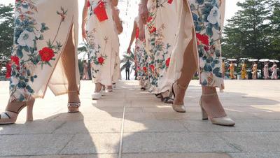 惊艳全国、破世界纪录!455名旗袍佳丽云集湛江遂溪玥珑湖