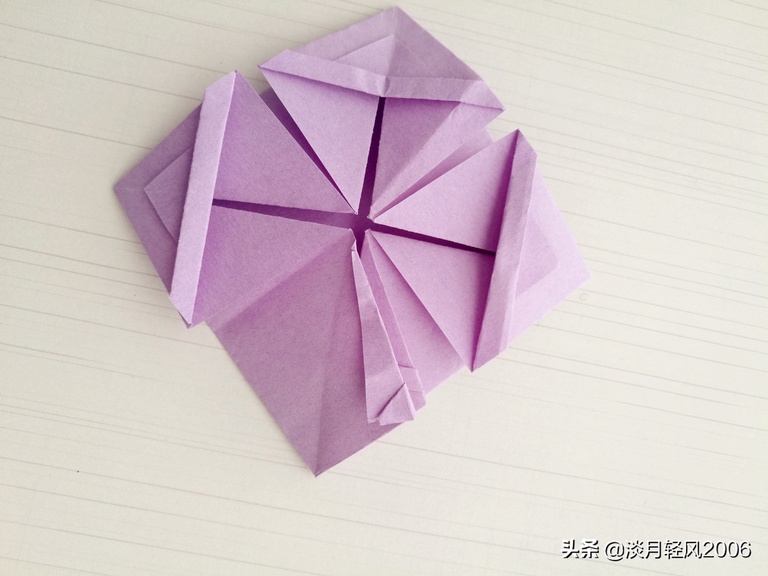 手工DIY制作花篮,简单折少女心的手工