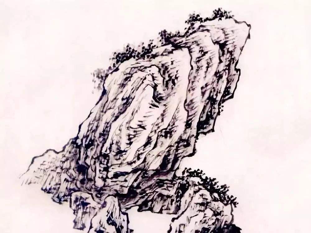 山石的常用皴法,山石的各种皴法介绍