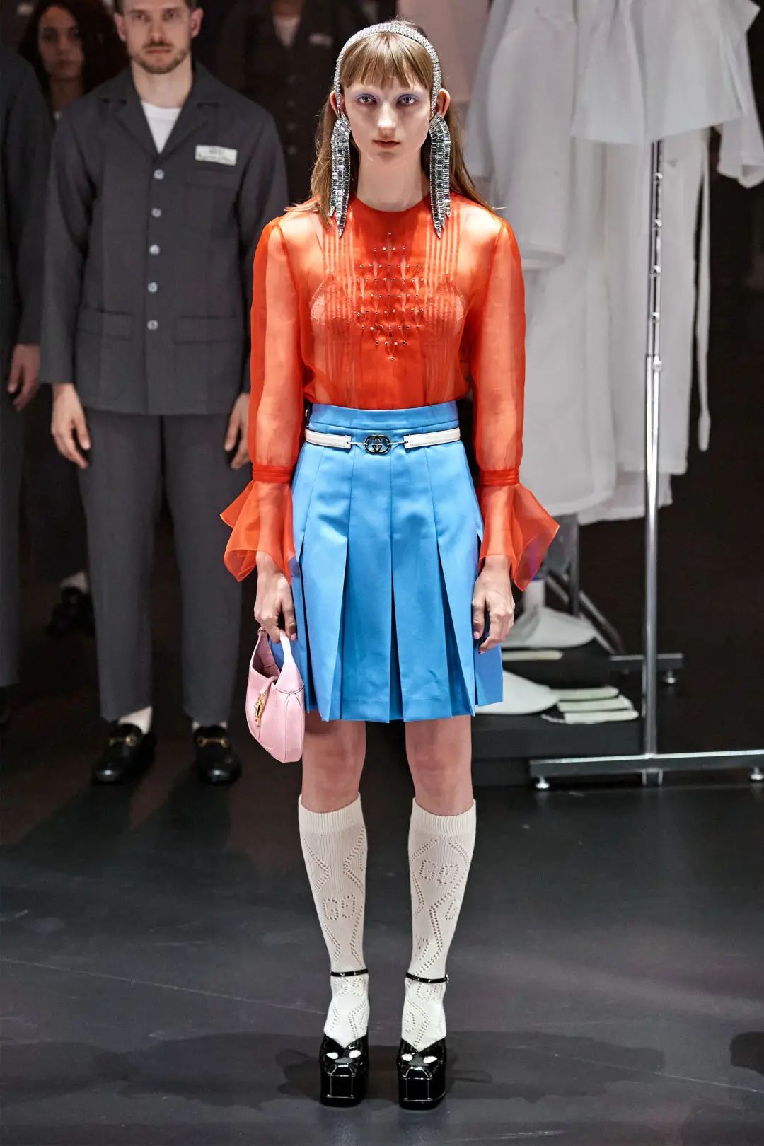 ins风穿搭玛丽珍鞋,小腿袜玛丽珍鞋穿搭合集