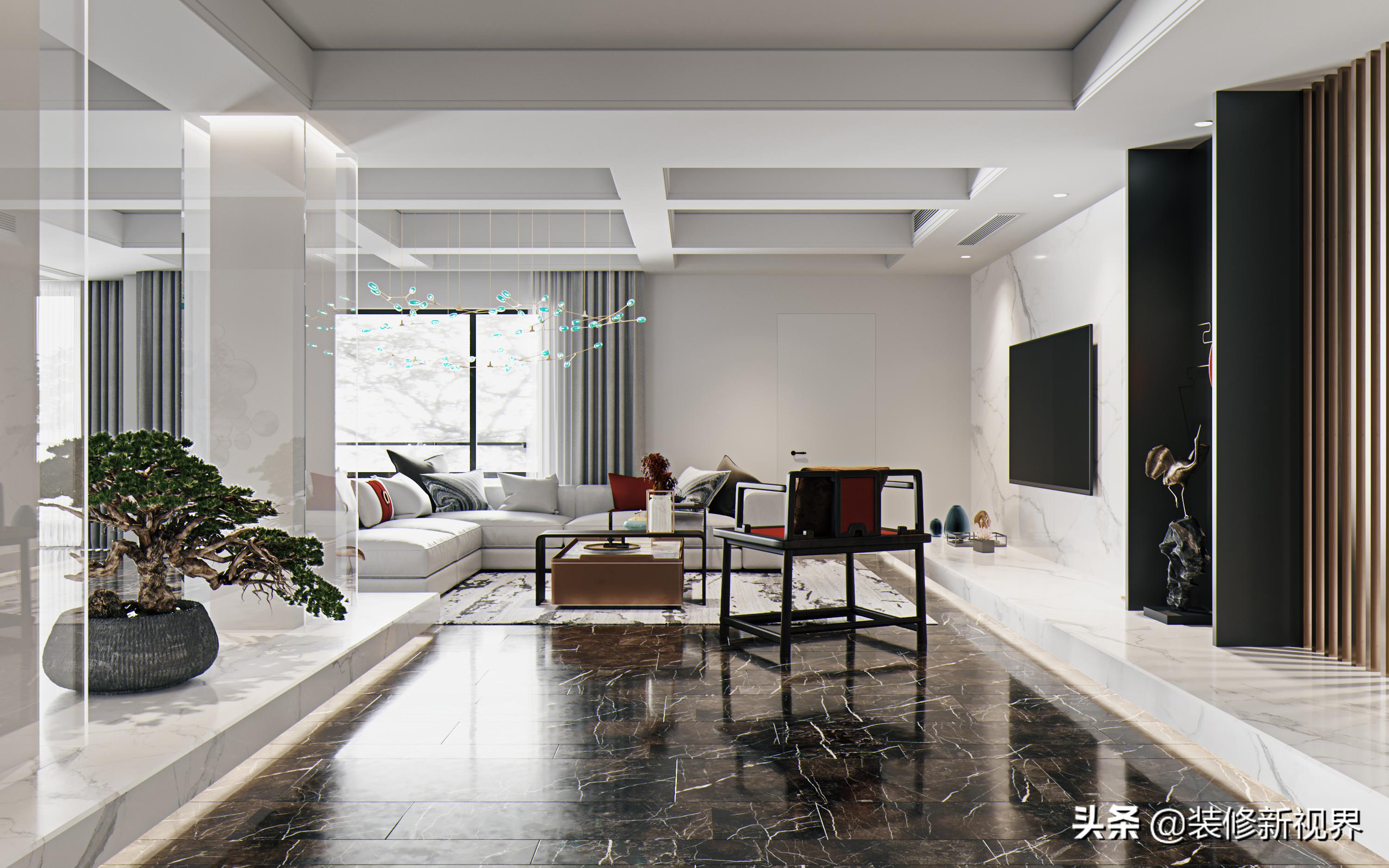 「新中式」雾里看花，白里透红，方寸之间，自成一画