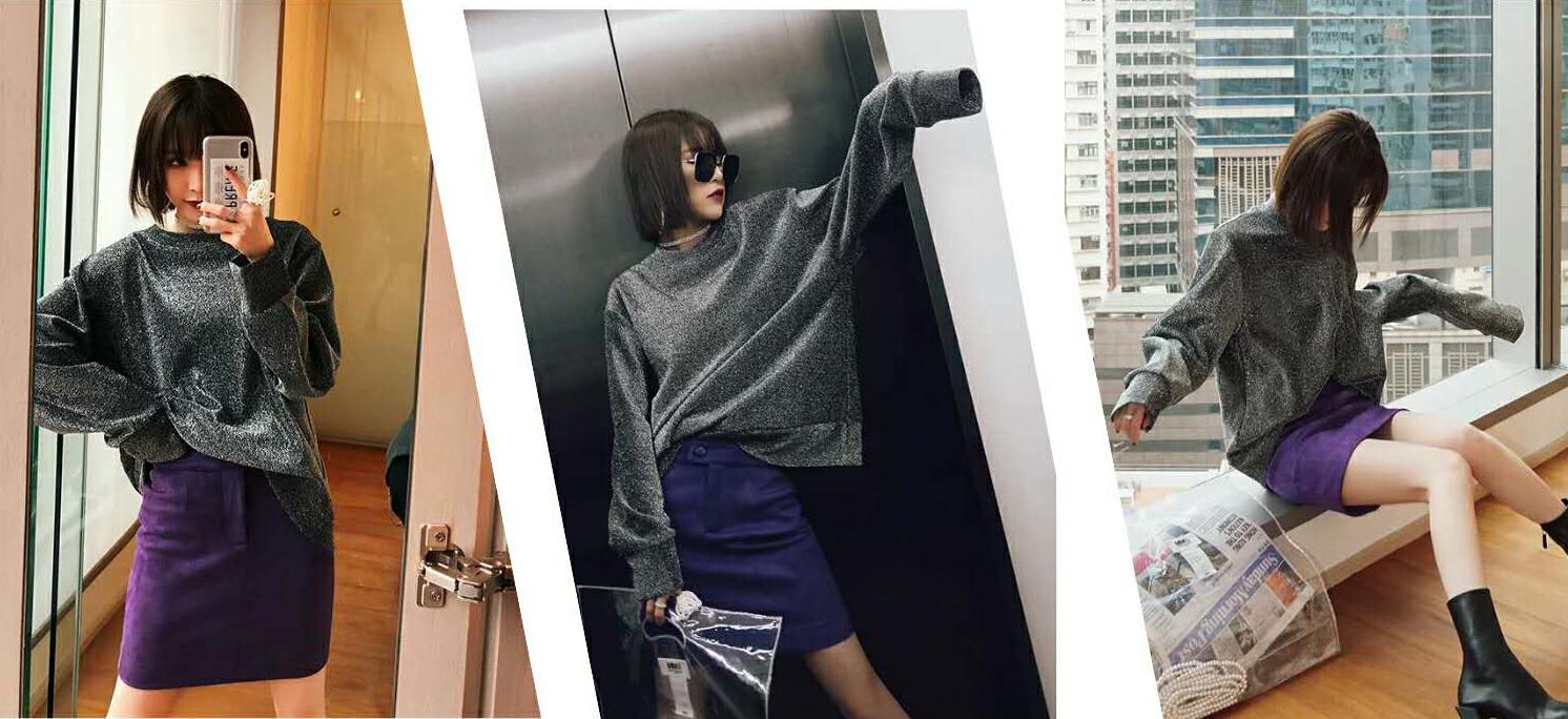 连衣裙秋冬高级感搭配皮衣,搭配皮衣的秋冬时尚半身裙