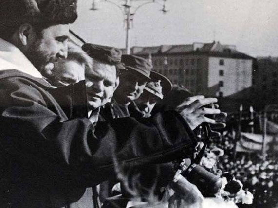 卡斯特罗的精彩瞬间,卡斯特罗和苏联