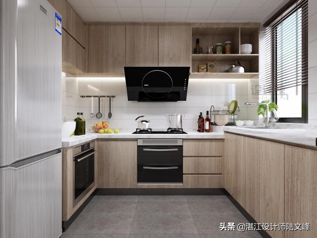 厨房贴网红小白砖好看吗,800x800瓷砖上墙厨房好看吗