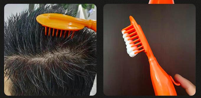 一梳黑发,在家染发黑发直接染