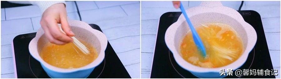 养胃补铁素面条一岁半宝宝,宝宝补铁面条的做法