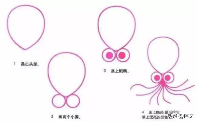 100个简笔画小动物超简单一年级,简笔画小动物100种可爱表情包