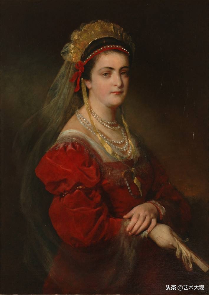 世界名画人物油画宫廷油画,世界名画人物油画作品欣赏