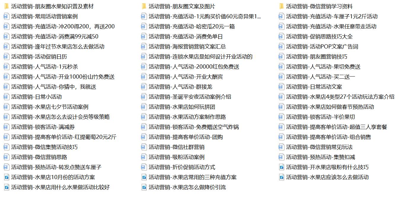 线上水果店活动方案,水果店引流活动方案