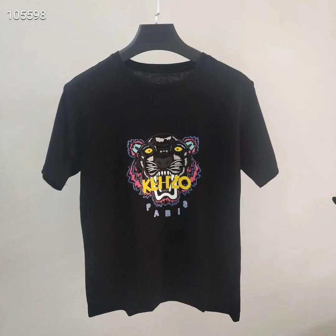 kenzo印花短袖和刺绣短袖,kenzo高田贤三老虎头印花t恤