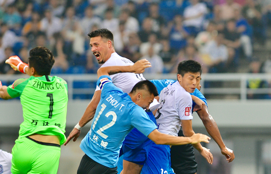 阿奇姆彭单刀破门泰达,阿奇姆彭绝杀