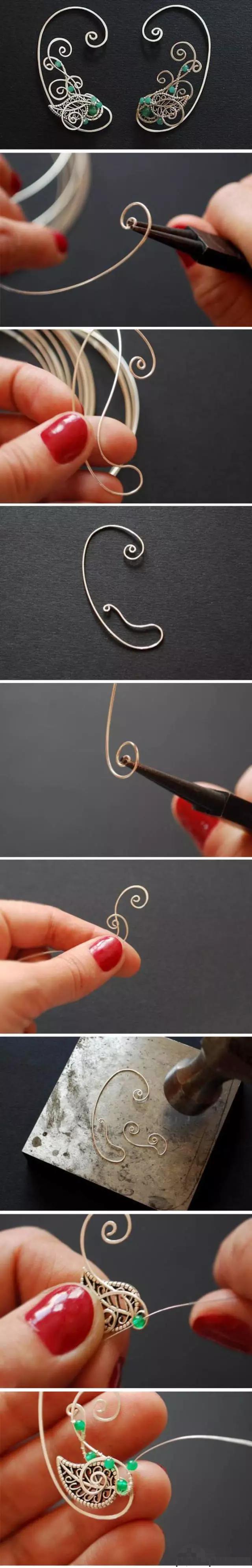 传统手工艺品制作编织,首饰古法手艺制作过程