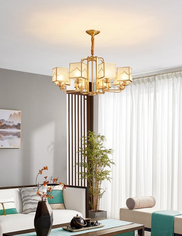 铜灯用哪一种款式好看,客厅铜灯什么最流行