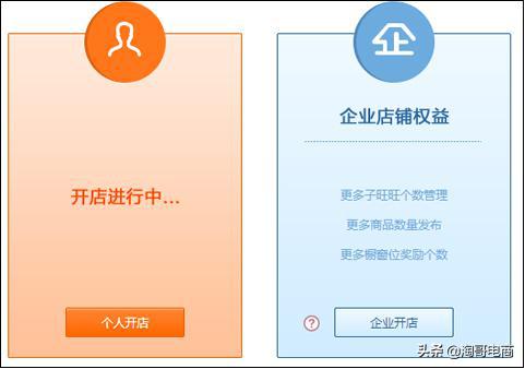 开通淘宝店铺流程图片,淘宝店铺开通指南