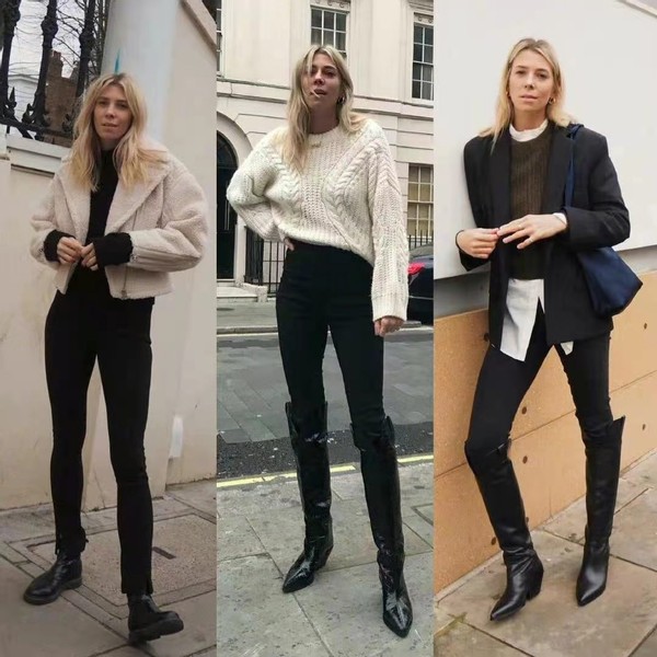 上班族可以借鉴通勤风的穿搭,知性穿搭满满职业风