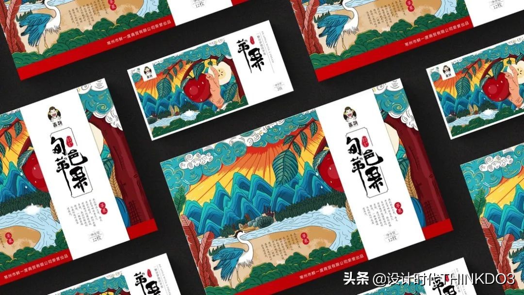 水果高端礼盒包装设计,高端水果礼盒包装设计