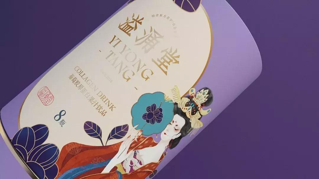 食品包装设计插画风,包装设计中国风元素