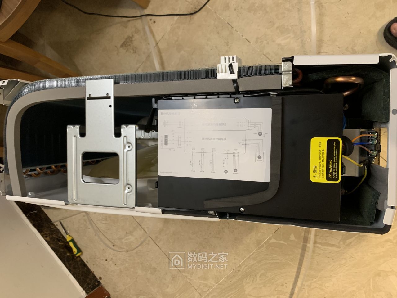 小米新一级能效空调1.5匹拆解,小米1.5匹空调新一级能效拆解