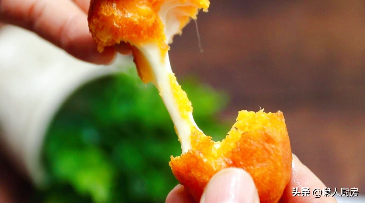 红薯丸子怎么和面好吃,红薯丸子油炸几分钟