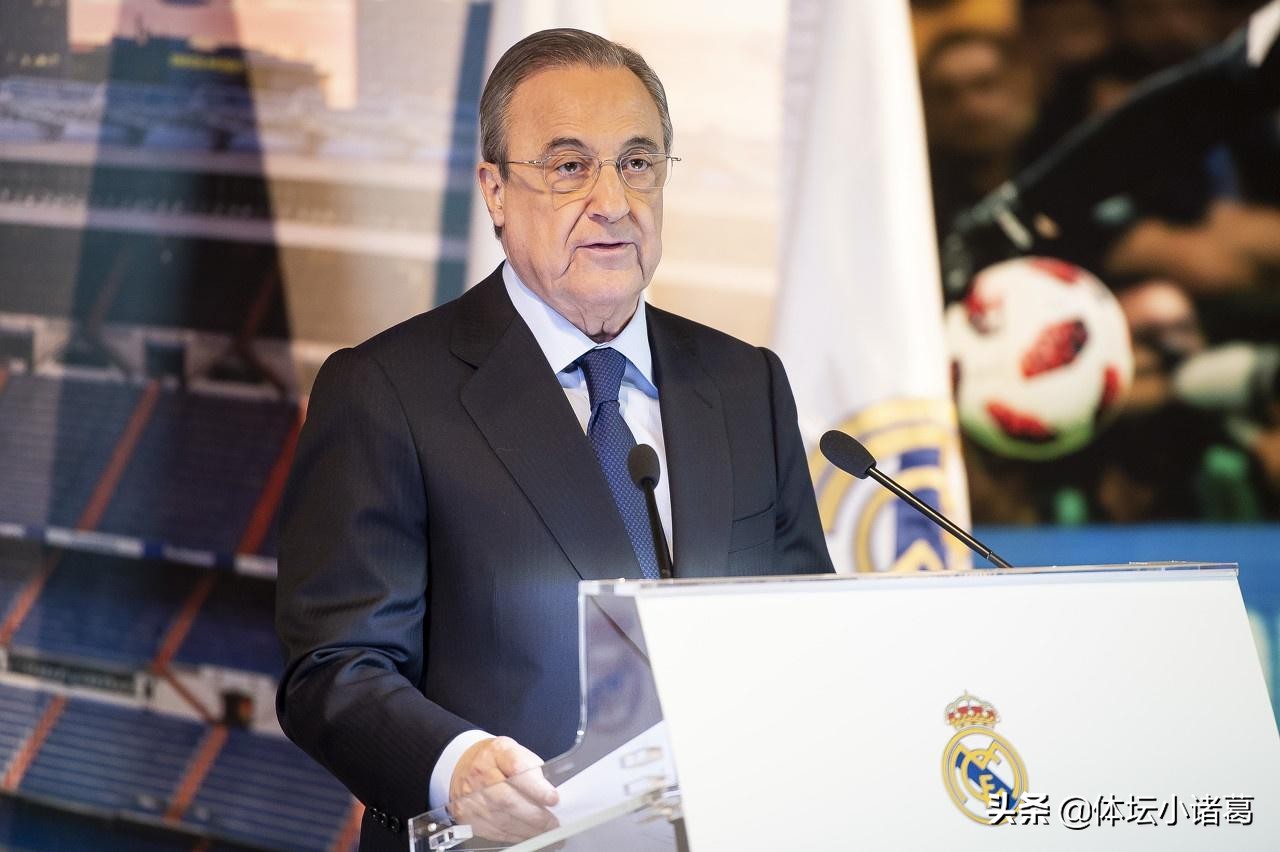 无视欧足联禁赛警告，欧超联赛5国语言官网发布，皇马主席致词