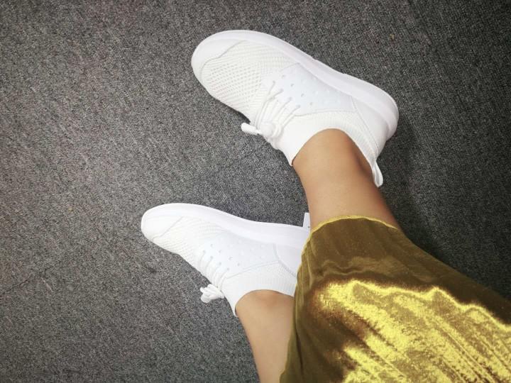 小米有品超透气鞋,eva鞋底女式飞织鞋