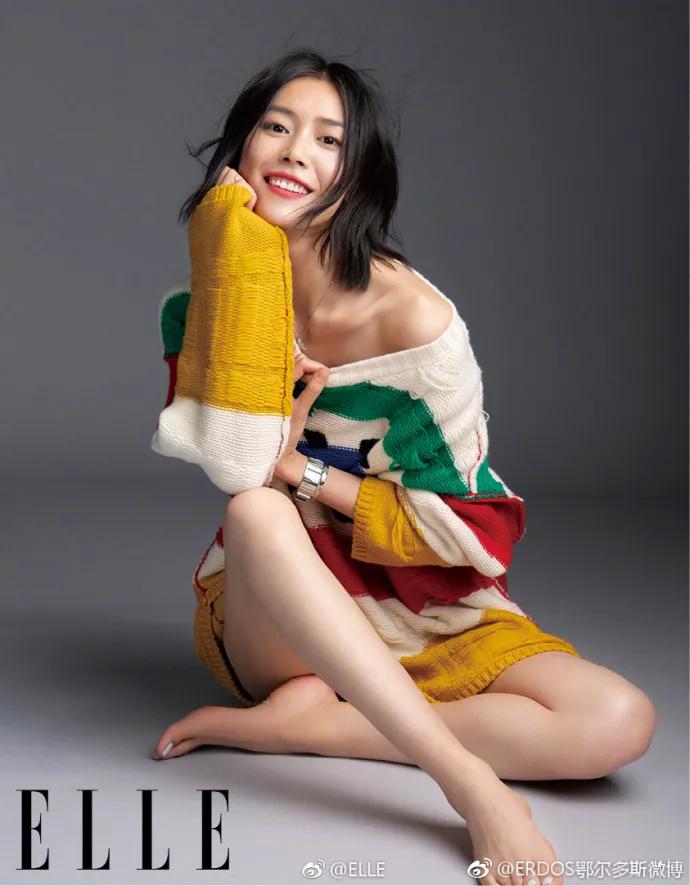 太平鸟刘雯最新设计穿搭,太平鸟刘雯同款白t恤