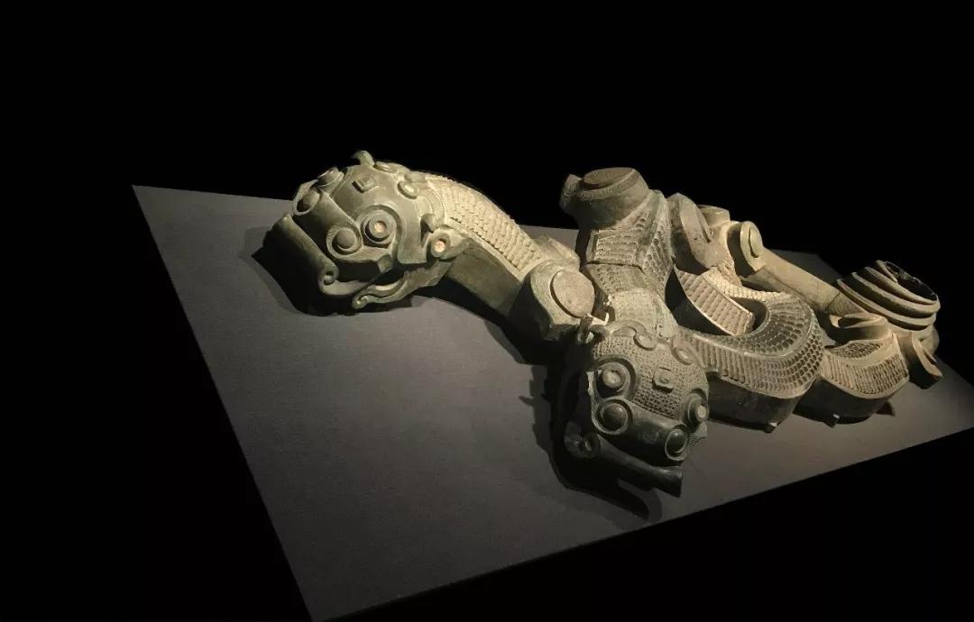 蟠螭纹青铜镜高清,稀见清代四部辑刊影印版