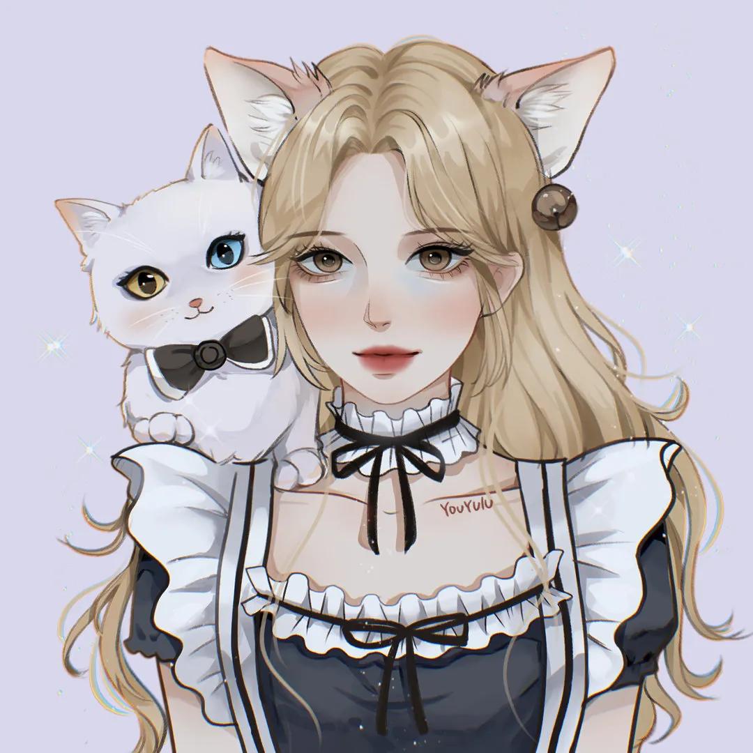 卡通头像可爱呆萌动漫人物q版,微信头像卡通可爱女生唯美动漫