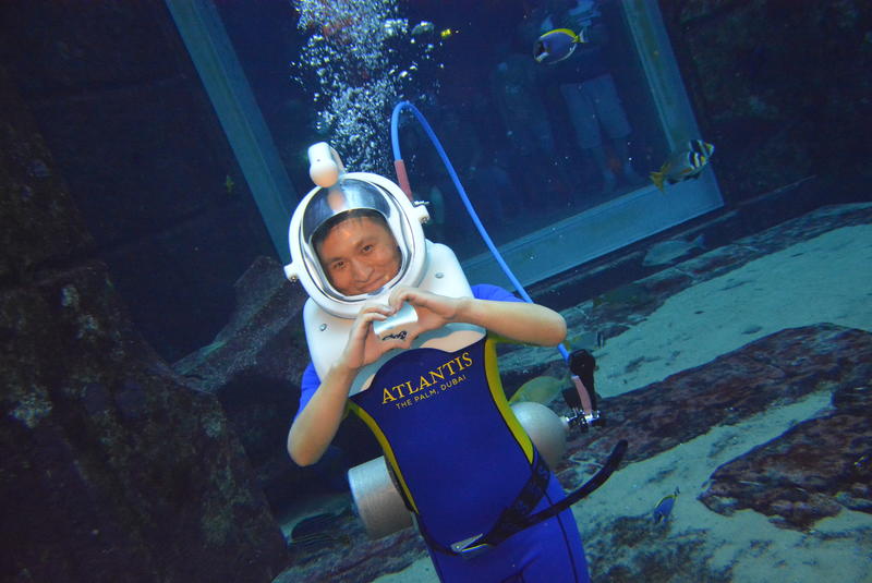 沙漠浪漫之旅迪拜,从天空进入海底