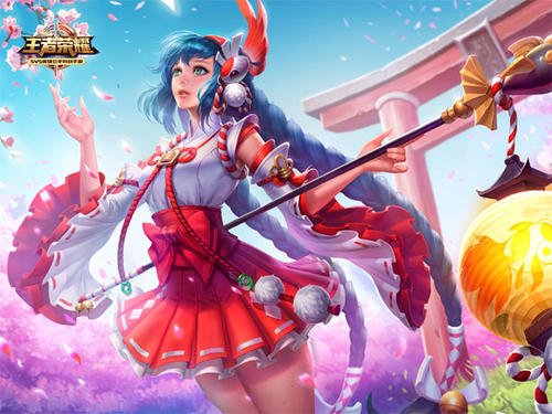 大乔拥有倾国倾城的容颜,王者荣耀变装女英雄大乔