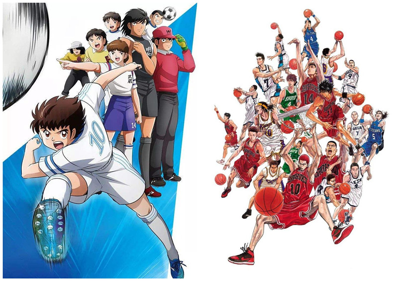 足球小将和灌篮高手对日本的影响,足球小将对比
