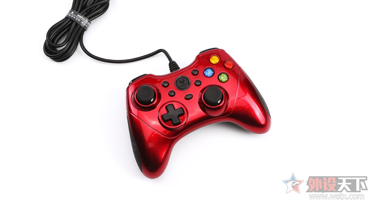 雷柏v600振动手柄测评,雷柏v600有线