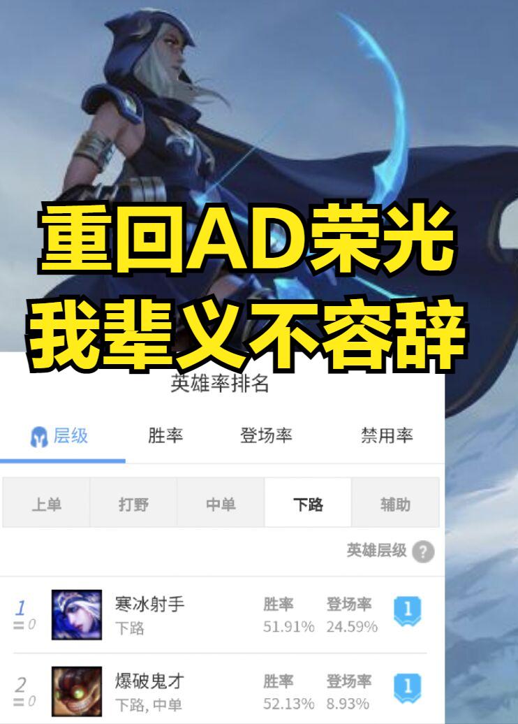 寒冰是不是后期最强ad,寒冰出了羊刀再出无尽有用吗